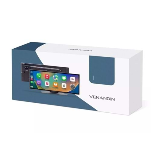 Venandin Nvx 10,26 inç IPS HD Taşınabilir Monitör, Kablosuz Carplay Ekranı, Kablosuz Android Auto Araç Ekranı, Evrensel Multimedya Araç Stereo Sistemi