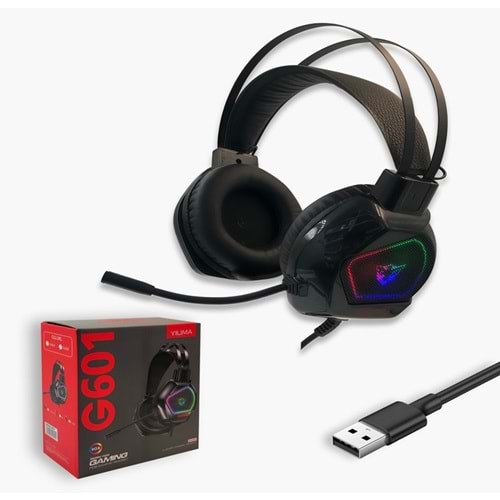 Trio G601 Profesyonel Headset Pro 7.1 Usb Girişli Rgb Gaming Oyuncu Kulaklığı