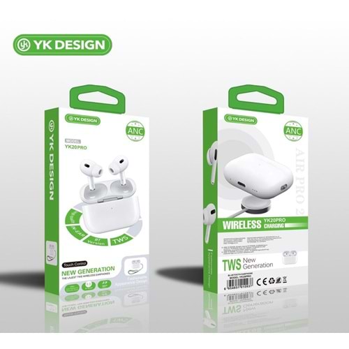 Yk Design YK20PRO Pro2 Anc Bluetooth Kulaklık