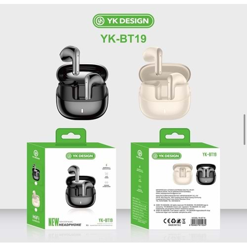 Yk desıgn YK-BT19 Earbus Bluetooth Kulaklık