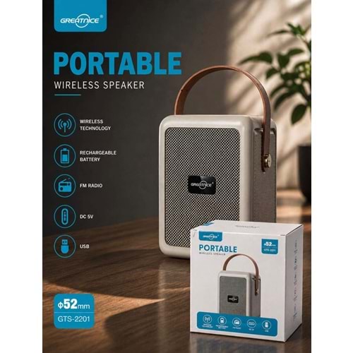 GTS-2201 Bluetooth Hoparlör Speaker