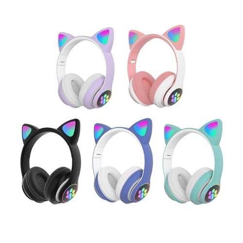 Carboon STN-28 Kedi Bluetooth Kulak Üstü Kulaklık