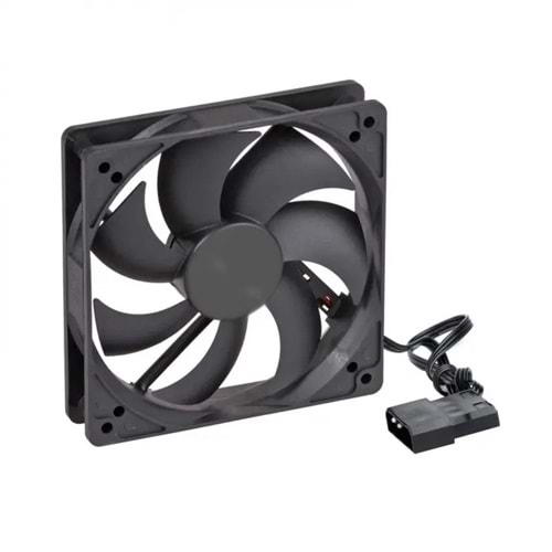Bubalus B-12025 12CM Bilgisayar Sessiz Kasa Fanı Siyah Standart