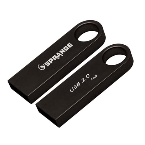 Sprange 64GB SU64 USB 2.0 Metal Flash Bellek