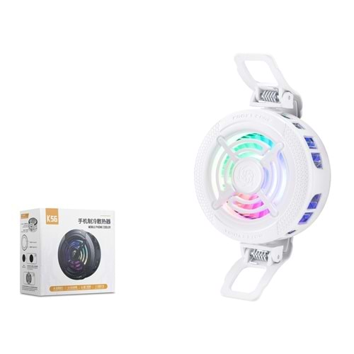 Hadron K56 Klipsli Telefon Soğutucu Fan RGB