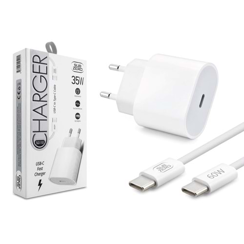 Subzero SG110 35W Pd Type-C to Type-C İphone15 Şarj Seti