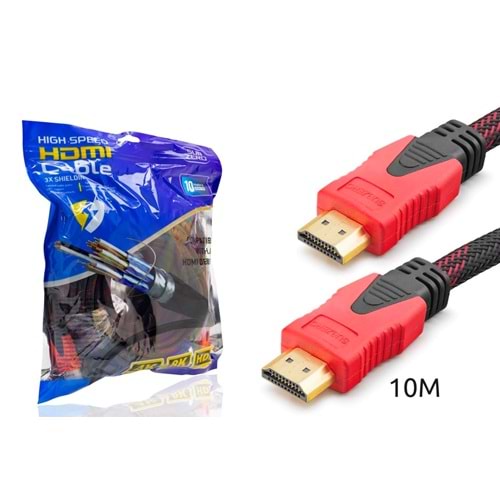 Subzero HDM100 Örgülü 10Mt Hdmı Kablo