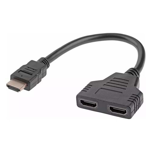 PowerMaster PM-31348 HDMI Erkek HDMI TO 2x Dişi Adaptör 30Cm Kablo Çoklayıcı Splitter