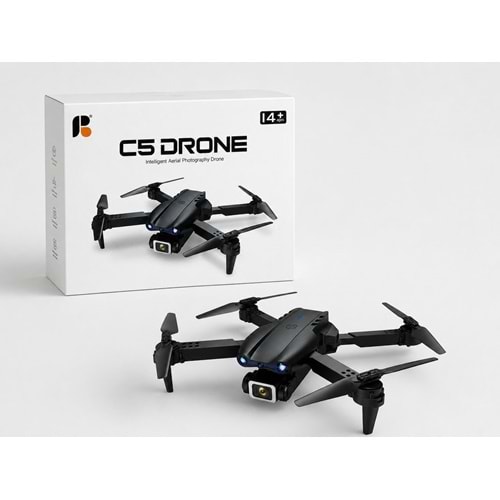 Katjmer C5 Drone Pro Fotoğraf Video Kamera 4K Hd Kamera Işıklı