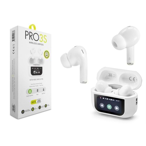 Subzero PRO3S SW110 ANC Dijital Ekranlı Bluetooth Kulaklık