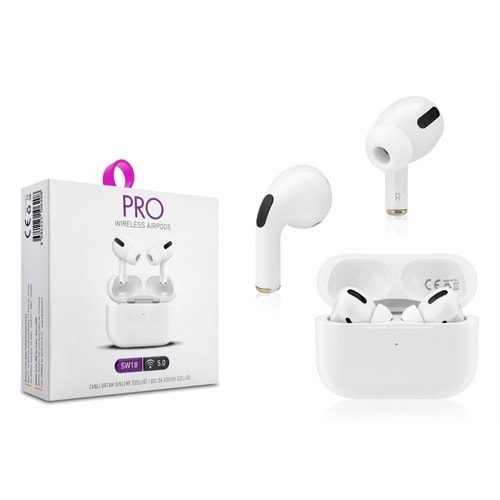 Subzero SW18 PRO Beyaz Bluetooth Kulaklık