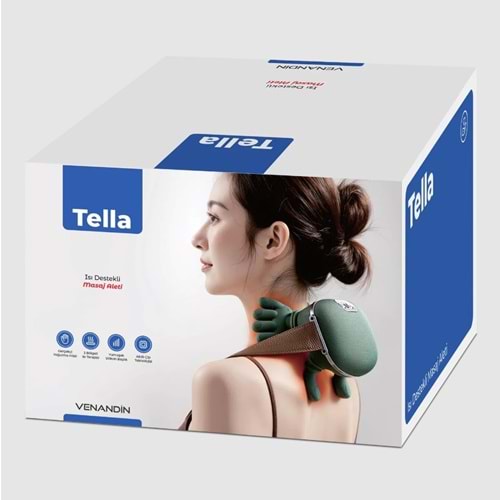 Venandin JBY-827 Tella Isıtmalı Boyun ve Sırt Masaj Aleti