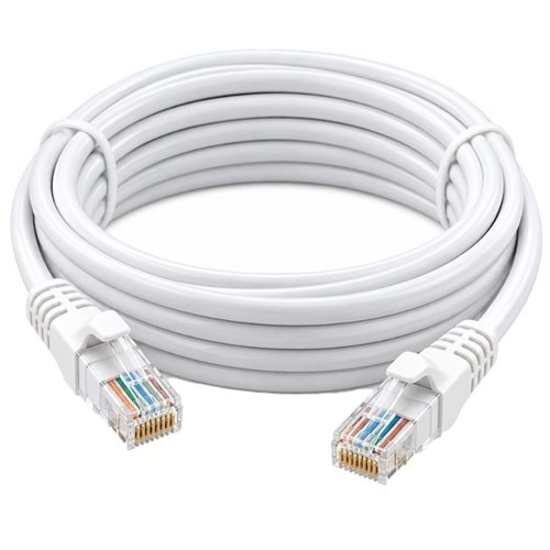 HERZ Beyaz CAT6 20 (32949)Metre RJ45 Patch Network Ethernet İnternet Kablosu
