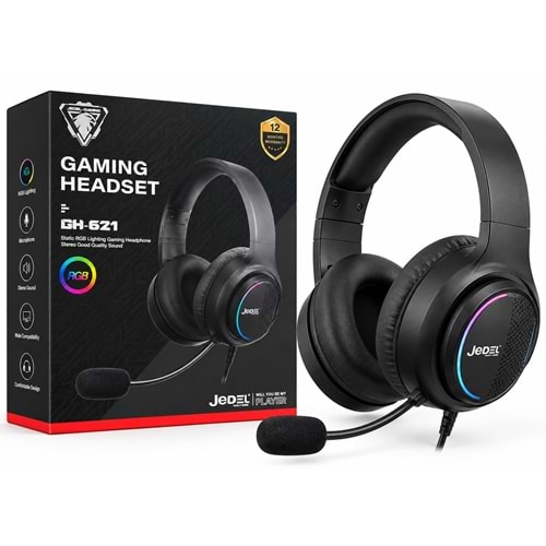 Jedel GH-621 Profesyonel 7.1 Usb Girişli Rgb Gaming Oyuncu Kulaklığı