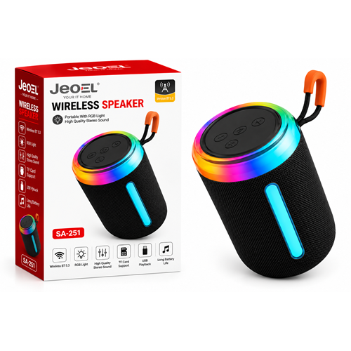 Jedel SA-251 LED aydınlatmalı Süper Ses Müzik Kutusu
