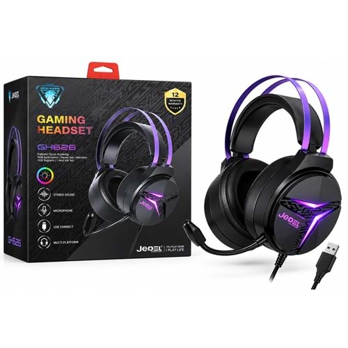 Jedel GH-626 Profesyonel 7.1 Usb Girişli Rgb Gaming Oyuncu Kulaklığı