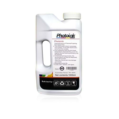 Photoink HP Uyumlu 1 Lt. Mürekkep BK-Black