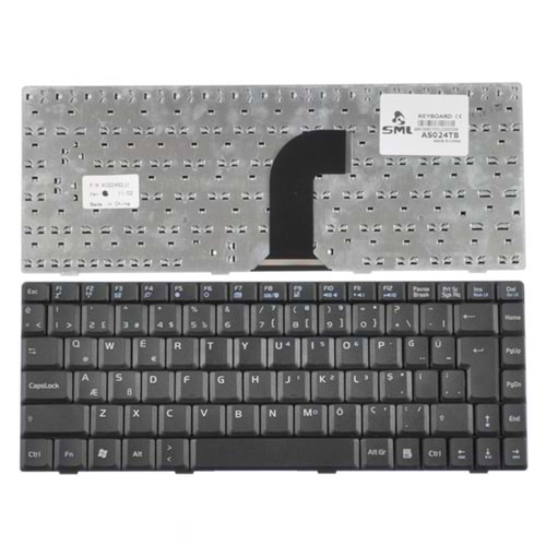 Asus M9 Siyah Notebook Klavye (TR)