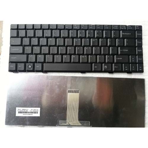 Asus F80 Siyah Notebook Klavye (TR)