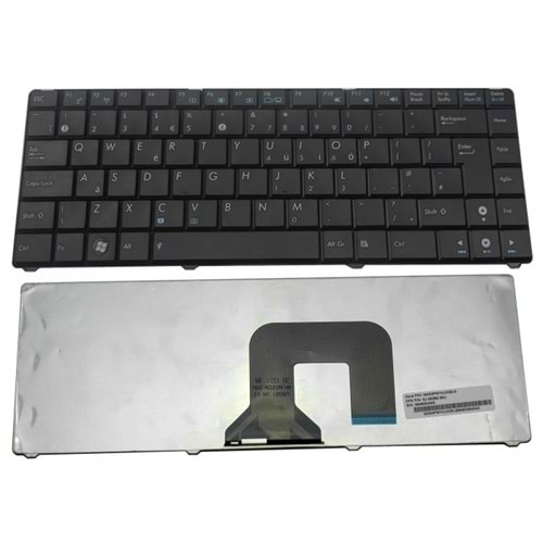 Asus N20 Siyah Notebook Klavye (TR)