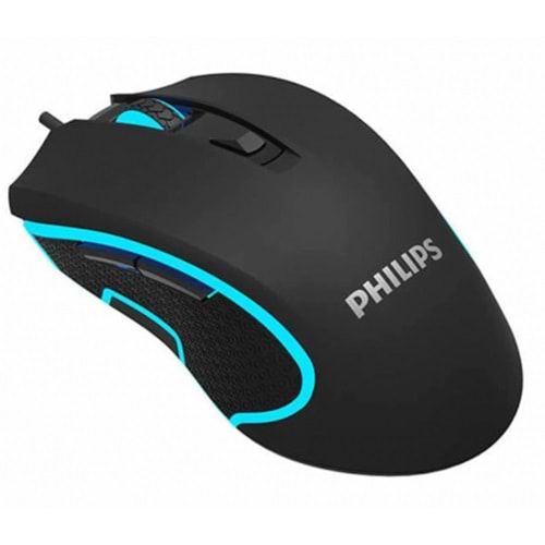 Philips SPK9413 6400 Dpi RGB Siyah USB Kablolu Oyuncu Mouse