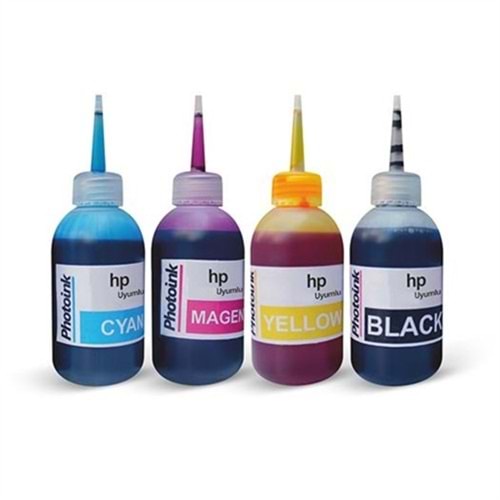 Photoink HP Uyumlu 100 Ml. Mürekkep C-Cyan