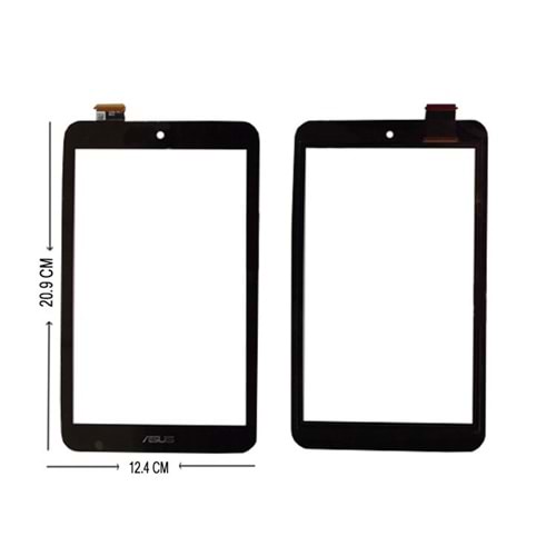TD036 - Asus MemoPad Me180a - Siyah Dokunmatik Ekran