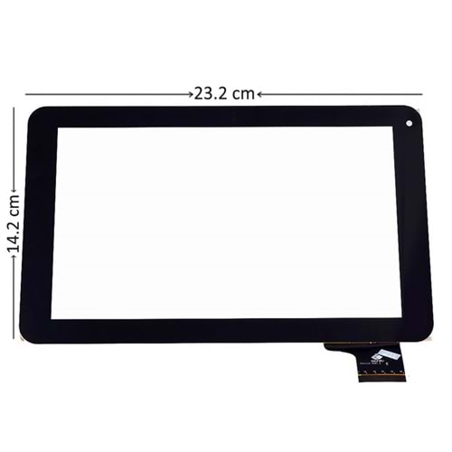 TD095 - Hometech ideal Tab9 Dokunmatik Ekran - Siyah