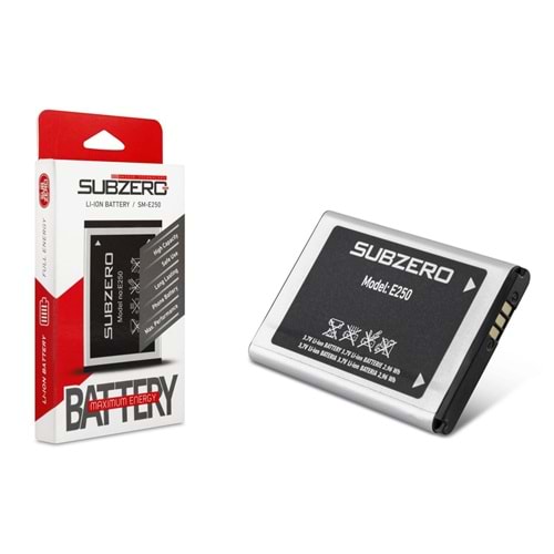 Subzero E250 Batarya