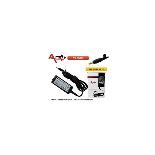 Aneex AG-NET36 12V 3A 4.8*1.7mm (Asus) Netbook Adaptör