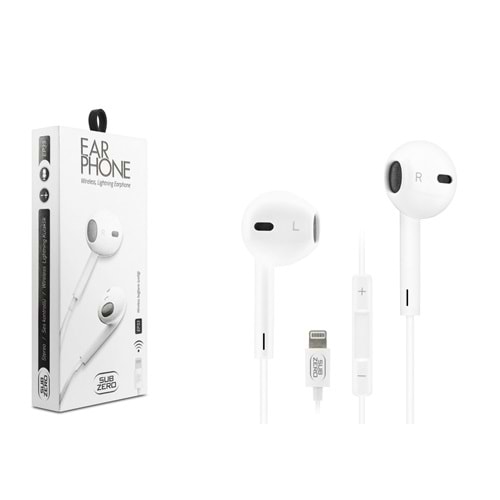 Subzero i7 Lighthing to Stereo Earphone Kablolu Kulaklık Beyaz EP33