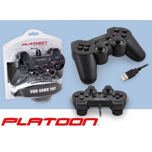 Platoon PL-2596 Analog Dual Shock Oyun Kolu