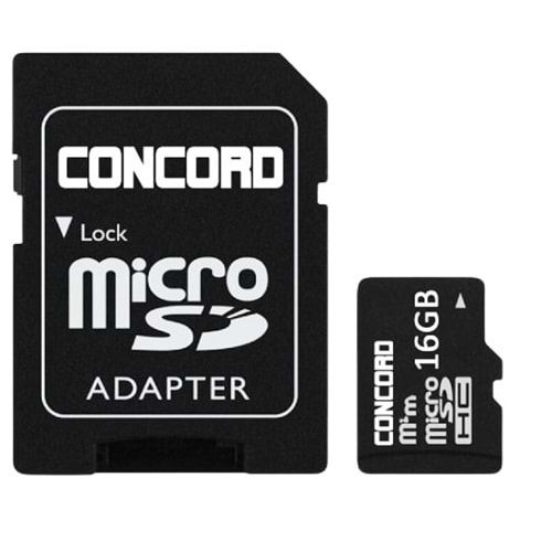 Concord CM16 High Speed 16GB TF Hafıza Kartı & SD Adaptör