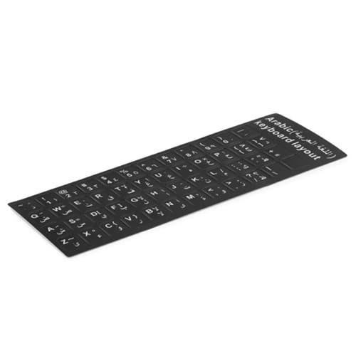 Hadron HDX8257 Klavye Stıcker Tuş Takımı Arapça Q Siyah