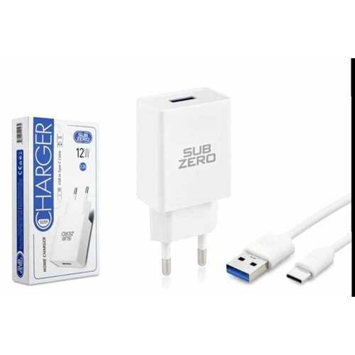 Subzero SG59 12W 2.4A Type-C Ev Şarj Aleti