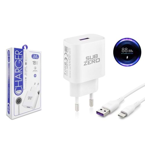 Subzero SG61 18W 3.4A Qualcomm Hızlı Type-C Ev Şarj Aleti (Turbo)