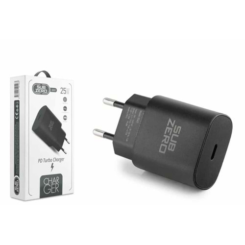 Subzero SG63 25W PD (Turbo) Type-C Girişli Ev Şarj Başlığı