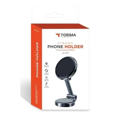 Torima JX-027 Ayarlanabilir Portatif Telefon Tutucu Masaüstü Telefon Standı Siyah