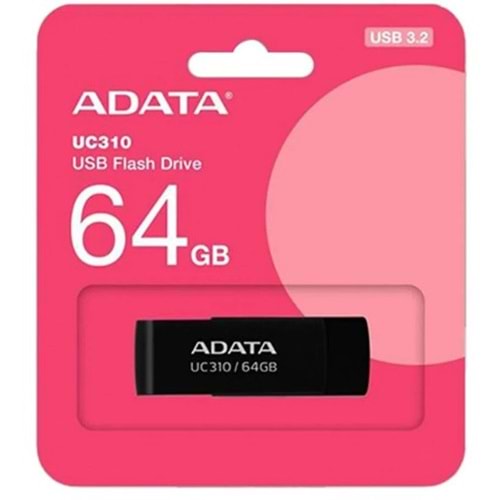 Adata UC310/64GB USB3.2 Gen1 Black Flash Bellek