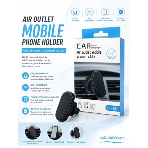 YK Desıgn CF-507 Mıknatıslı Telefon Tutacagı