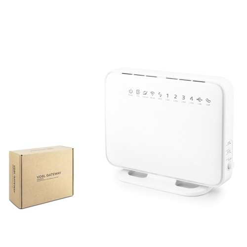 HUAWEI HG-658 V2 Kablosuz Modem Router 4 Port Usb 300 Mbps ADSL2+VDSL2 (Yenilenmiş)