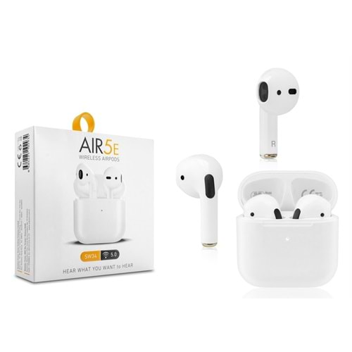 Subzero SW34 AIR5E Beyaz Bluetooth Kulaklık