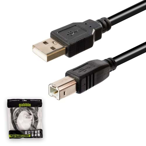 Gabble GAB-YK03 3mt Usb 2.0 Yazıcı (Pirinter) Kablosu