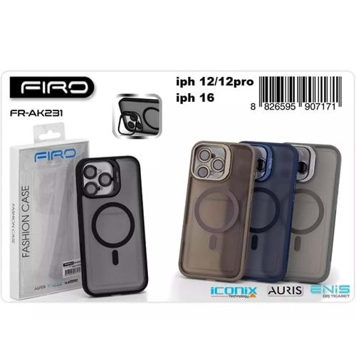 Fıro FR-AK231 Magsafe Lens Hediyeli Stantlı Kılıf