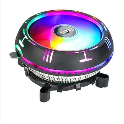 GABBLE GAB-UF (RCF250) Rainbow Ufo Cpu Işlemci Fanı 117x117x25mm Rgb Intel/Amd Tam Uyumlu
