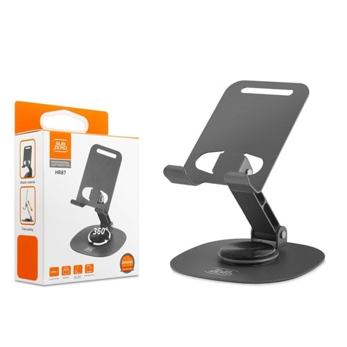 Subzero HR87 Metal Masa Telefon Tutacagı 360 Derece Döner