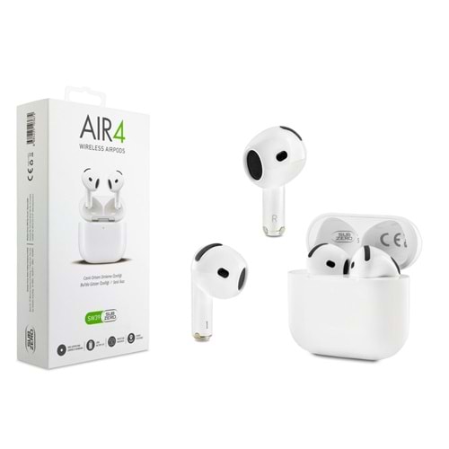 Subzero SW39 AIR4 Beyaz Kılıf Hediyeli Bluetooth Kulaklık
