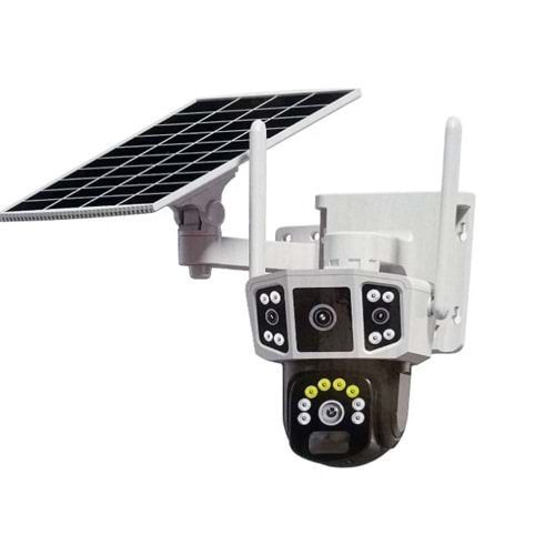 APRONX APX-WSP346 6mp 3.6mm 4g Solar Çift Kamera 16 Led Ptz Kamera(okampro)