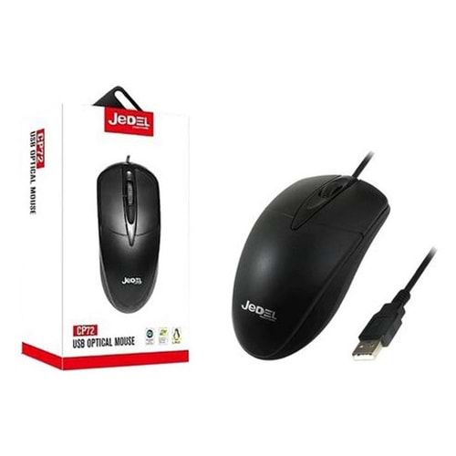 Jedel CP72+ Wired USB Optical Kablolu Mouse