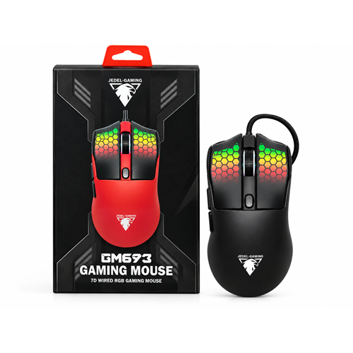 Jedel GM693 7D Wired RGB 7200DPI Gaming Mouse